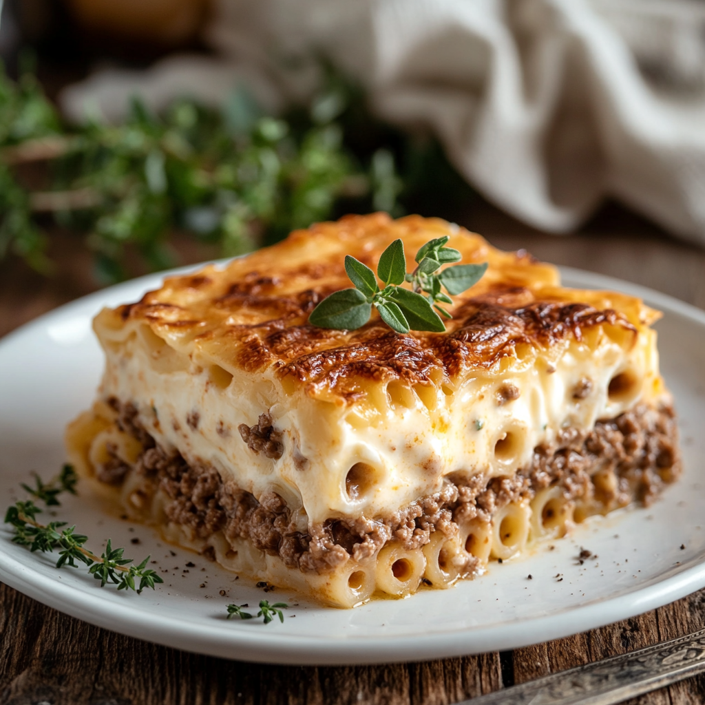 Traditionele Griekse Pastitsio